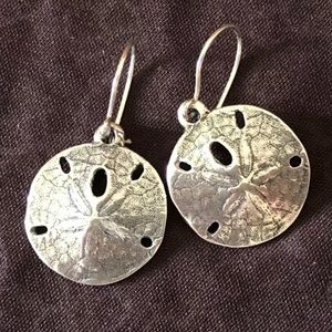 James Avery retired sterling sand dollar earrings